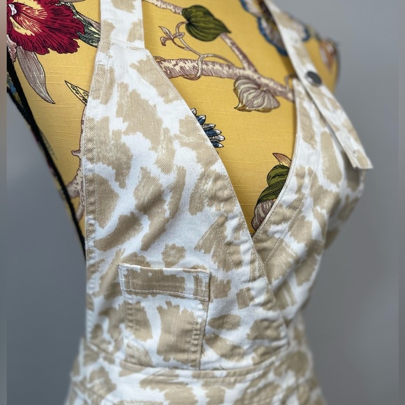 Anthropologie Maeve Gardeners Apron Romper Size 4 - Picture 10 of 16